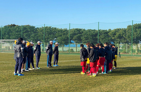 Tuyển nữ Việt Nam tập buổi đầu tiên ở Hàn Quốc cho giấc mơ Olympic